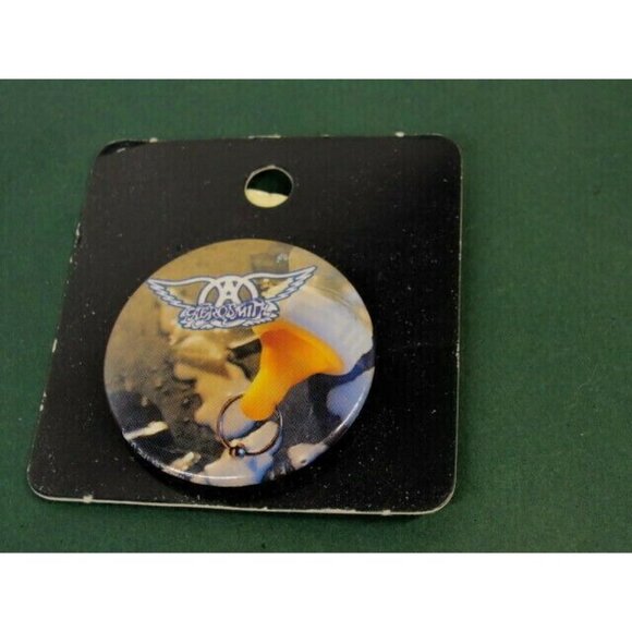 Aerosmith Music Rock Band Collectable Badge Button Pinback Vintage - Picture 5 of 7